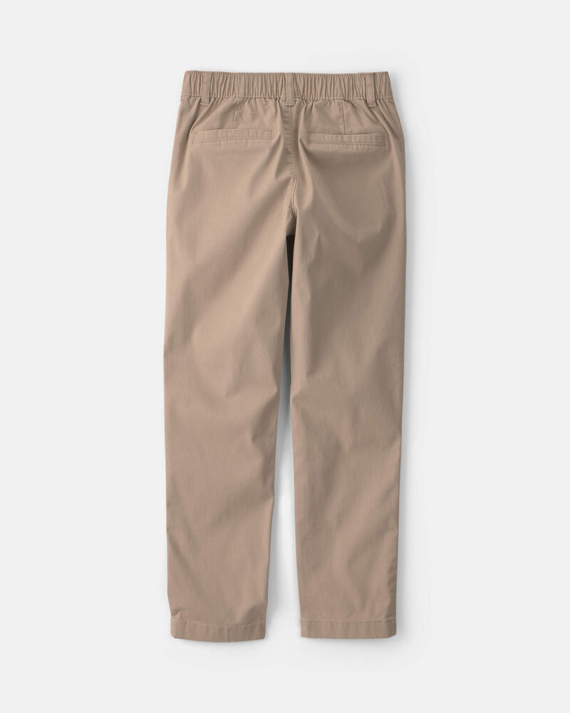 Girls Uniform Skinny Pants - Khaki, image 2 of 4 slides