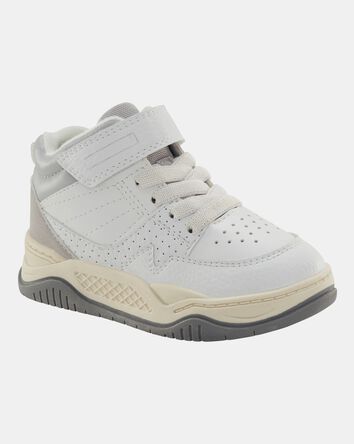 Toddler Casual Easy On High-Top Sneakers - Grey, 