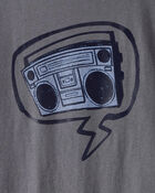 Boys Radio Short-Sleeve Graphic Tee - Grey, image 2 of 3 slides