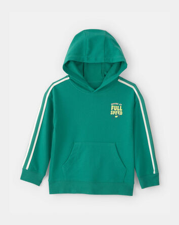 Toddler Boy 'Full Speed' French Terry Hoodie - Green, 