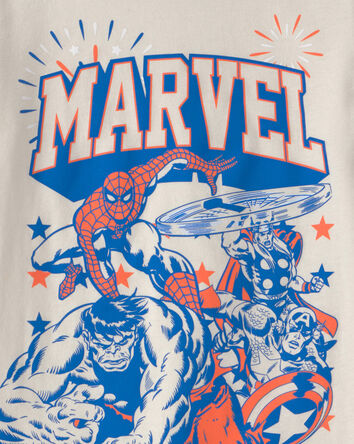 Boys &copy;Marvel Fourth Of July Graphic Tee - Cream, 