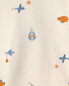 Baby Boy 5-Pack Airplane Multipack Bodysuits, image 3 of 7 slides