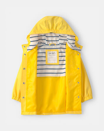 Toddler Boy Raincoat - Yellow, 