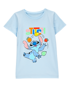 Girls Disney&copy; Lilo & Stitch Short-Sleeve Graphic Tee - Blue, image 1 of 2 slides