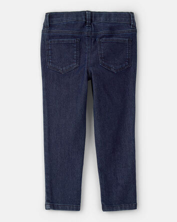 Toddler Dark Blue Wash Skinny-Leg Jeans, 