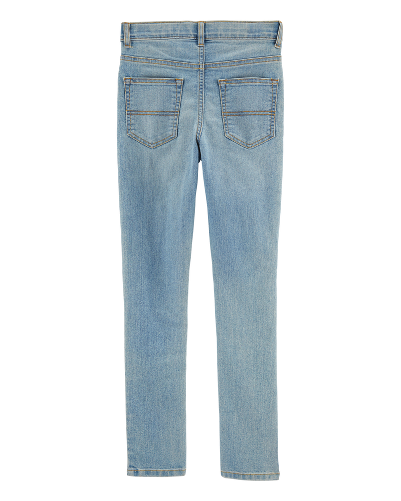Kid Light Blue Wash Skinny-Leg Jeans, image 2 of 5 slides