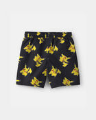 Boys Pok&eacute;mon Swim Trunks - Black/Yellow, image 2 of 3 slides