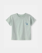Baby Boy Pocket Tee - Mint Green, image 1 of 3 slides