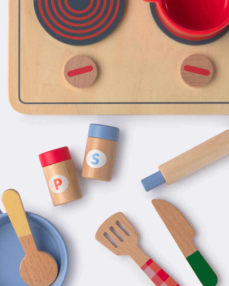 Toddler Wooden Chef Set, image 2 of 3 slides