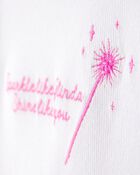 Girls Wicked Glinda Rib Top - White, image 2 of 4 slides