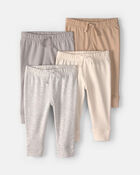 Baby 9-Piece Bodysuits & Pants Set - Grey/Ivory/Brown, image 8 of 13 slides