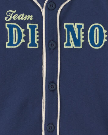 Baby Boy 'Team Dino' Jersey - Navy Blue, 