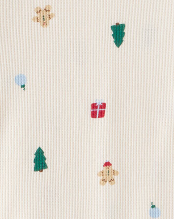 Toddler Holiday Print 2-Piece Pajama Set , 
