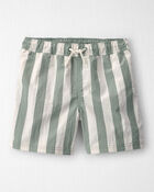 Boys Recycled Swim Trunks in Stripes, image 1 of 5 slides