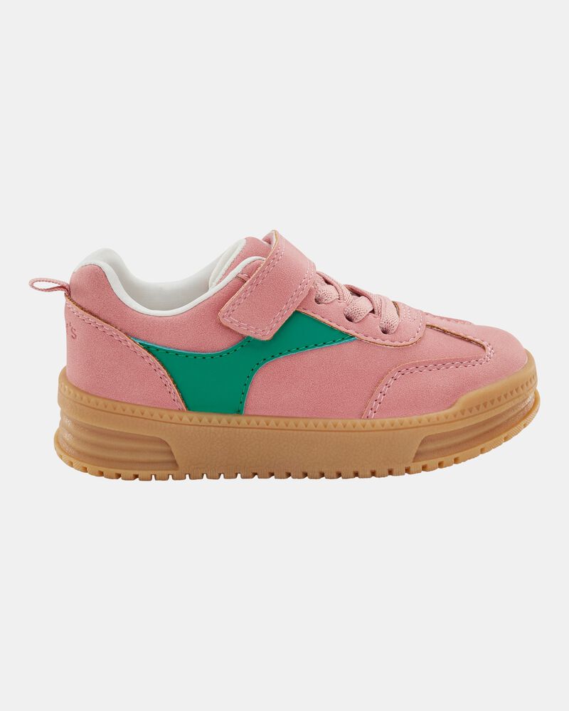 Toddler Casual Sneakers - Pink/Green, image 2 of 7 slides