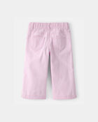 Baby Girl Drawstring Wide-Leg Pants - Pink, image 2 of 4 slides