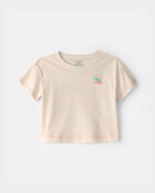Baby Girl 'Where the Sun Never Sets' Graphic Tee - Cream, image 1 of 5 slides