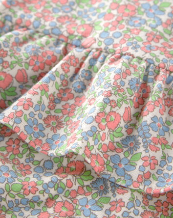 Baby Girl 2-Pack Organic Cotton Bubble in Meadow Mix Print, 