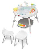 Silver Lining Cloud 3-in-1 Grow with Me Set with Activity Center & Toddler Chairs, image 1 of 7 slides