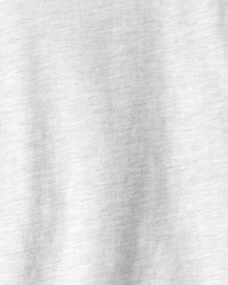 Kids Solid T-Shirt - Grey, image 2 of 3 slides