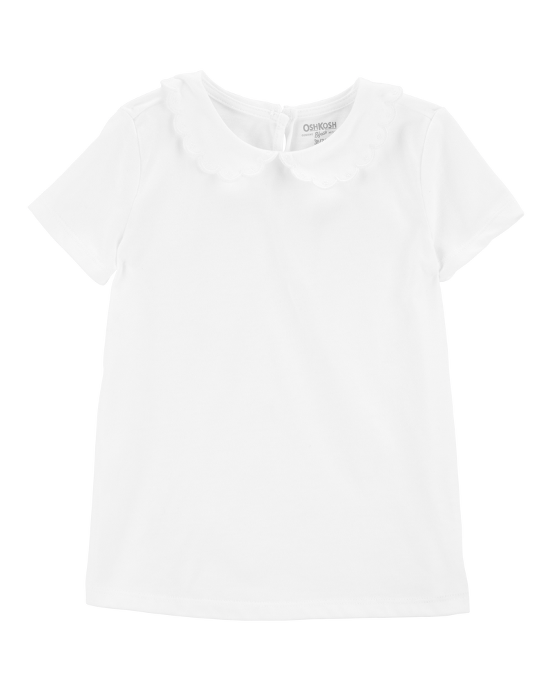 Toddler Scalloped Peter Pan Collar Jersey Tee, image 1 of 3 slides