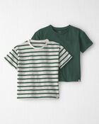 Toddler Boy 2-Pack Organic Cotton T-Shirts, image 1 of 5 slides