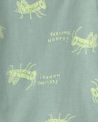Baby Boy Grasshopper T-Shirt - Green, image 2 of 3 slides