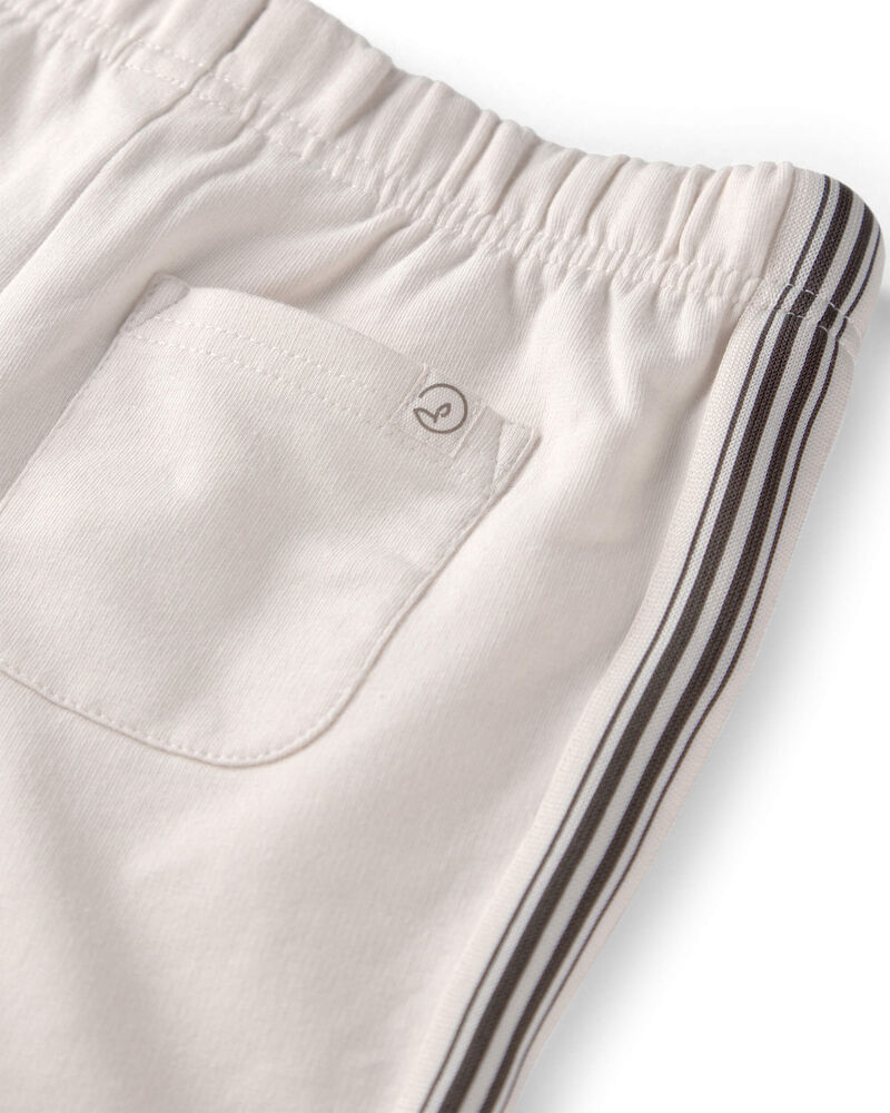 Baby 2-Piece Organic Cotton French Terry Top & Short Set, image 5 of 6 slides