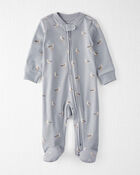 Baby Organic Cotton Sleep & Play Pajamas, image 1 of 4 slides