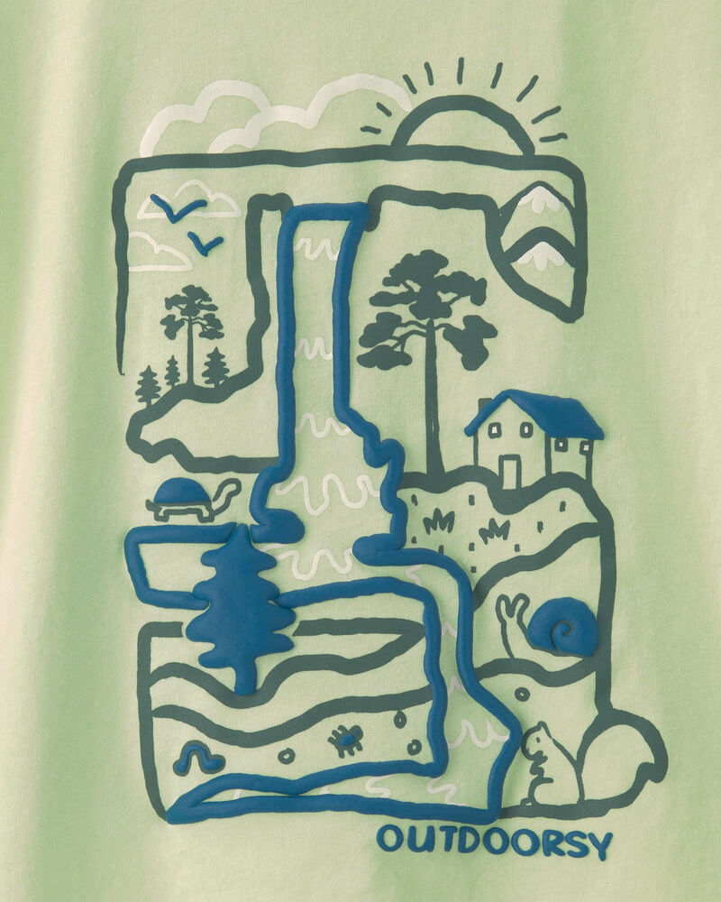 Toddler Boy 'Outdoorsy' Graphic Tee - Green, image 3 of 4 slides