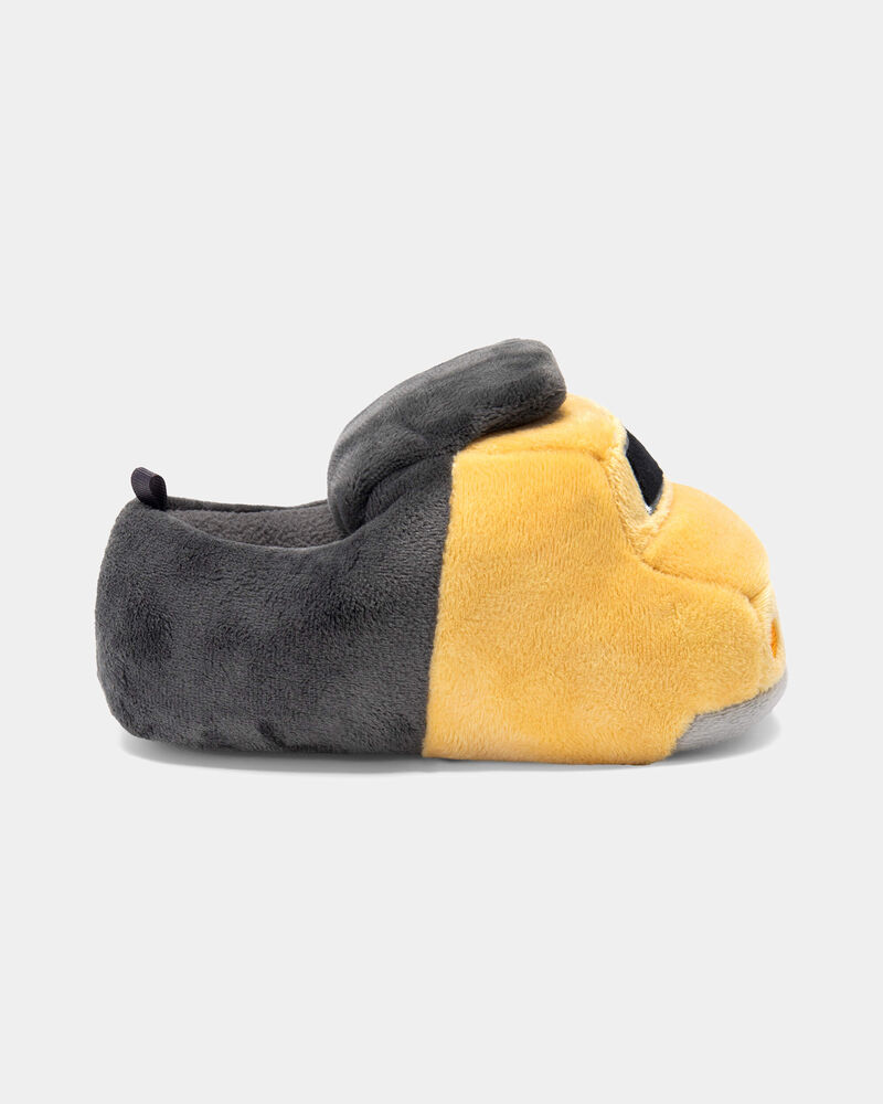 Toddler Boy Truck Slippers - Yellow/Grey, image 2 of 6 slides