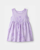 Baby Girl Sea Animal Sleeveless Dress - Purple, image 1 of 4 slides