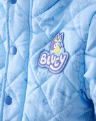 Toddler Bluey&trade; Hooded Heavyweight Winter Jacket - Blue, image 3 of 4 slides