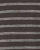 Toddler 2-Piece Top & Short Set Made with Organic Cotton in Stripes, image 4 of 5 slides