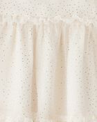 Toddler Girl Tulle Dress - Cream, image 4 of 5 slides