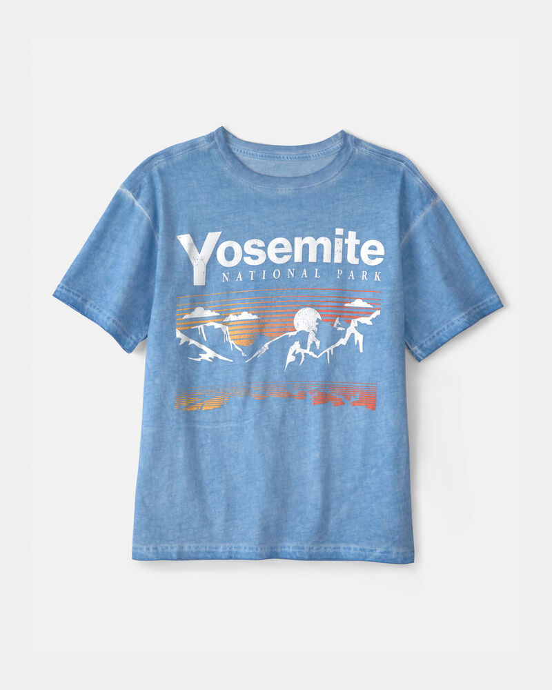 Boys Yosemite Graphic Tee - Blue, image 1 of 2 slides