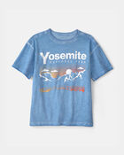 Boys Yosemite Graphic Tee - Blue, image 1 of 2 slides