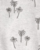 Baby Organic Cotton Sleep & Play Pajamas in Palm Trees, image 4 of 5 slides