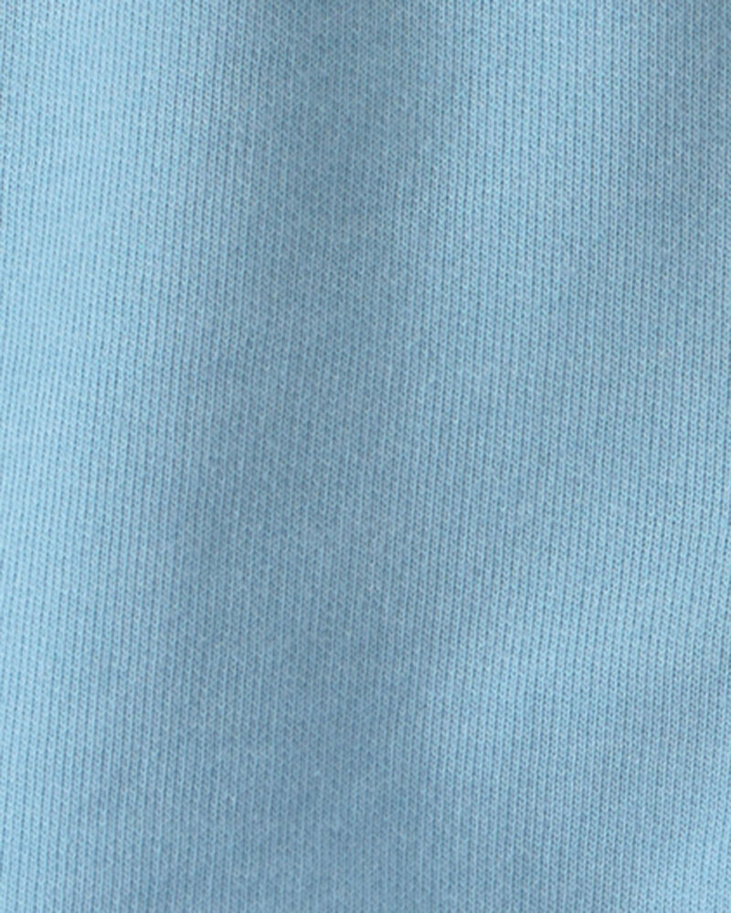 Baby Boy Shark French Terry Shorts - Blue, image 4 of 5 slides