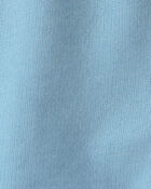 Baby Boy Shark French Terry Shorts - Blue, image 4 of 5 slides