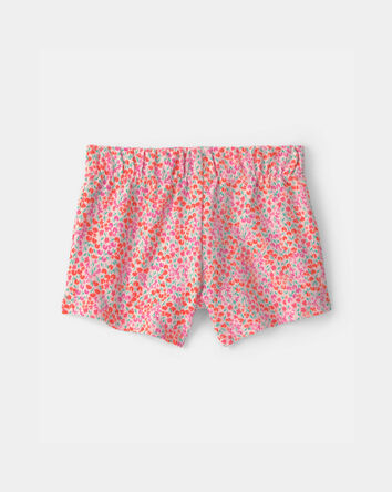 Baby Girl Floral French Terry Shorts, 