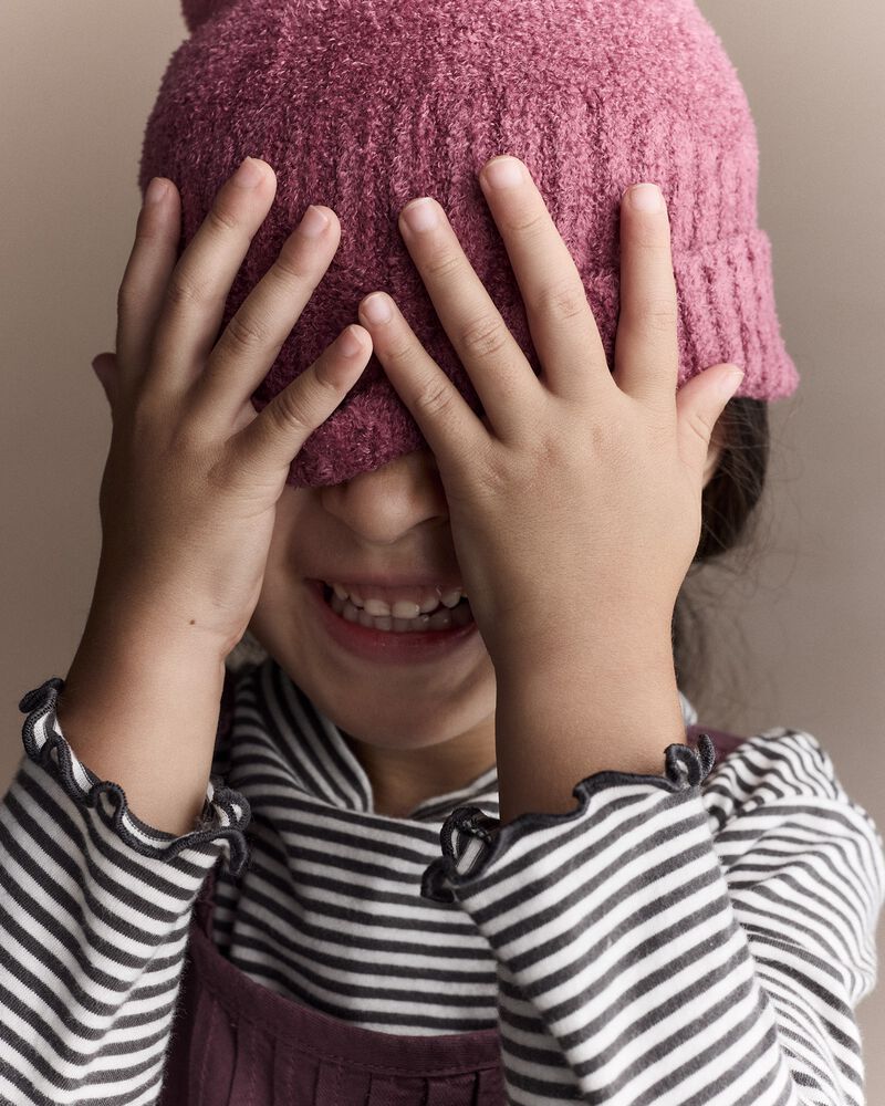 Toddler Beanie - Burgundy, image 5 of 7 slides