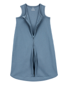 Baby Boy 2-Way Zip Wearable Blanket - Blue, image 2 of 3 slides