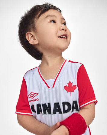 Toddler Umbro Canada Soccer Jersey - Red/White, 