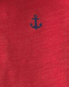 Baby Boy 3-Piece Anchor Polo Outfit Set - Red/Blue/White, image 4 of 13 slides