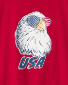 Kids Fourth Of July Eagle Graphic Tee - Red, image 2 of 3 slides
