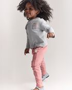 Toddler 'Hold My Juice Box' Long-Sleeve Relaxed Graphic Tee - Light Blue, image 4 of 6 slides