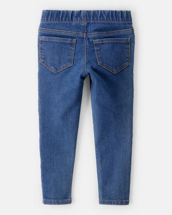 Toddler Girl Dark Wash Elastic-Waist Jeggings, 