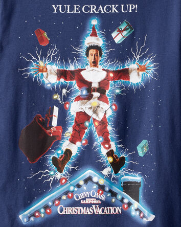 Boys Glow-In-The-Dark National Lampoon's Christmas Vacation Long-Sleeve Graphic Tee - Blue, 