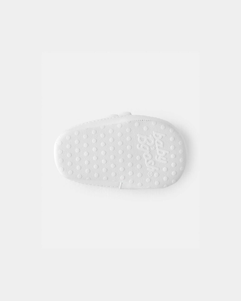 Baby Girl Swiss Dot Casual Shoes - White, image 5 of 6 slides